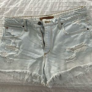 Joe’s jeans distressed denim shorts